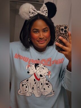 Walt Disney World 101 Dalmatians Baby Blue Sweatshirt